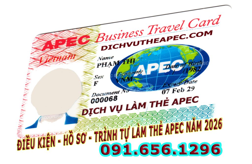 Trình tự, đièu kiện làm thẻ apec năm 2026